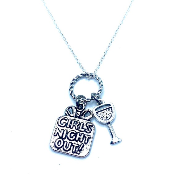 Girls Night Out Charm Necklace - Picture 1 of 5